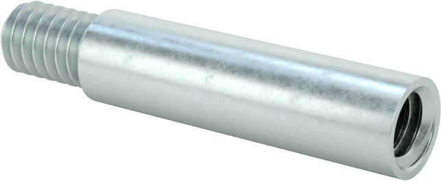 Düşük Profilli Ciltleme Silindirleri için Uzatma, Çinko Kaplı Çelik, 3/4" Uzunluk
