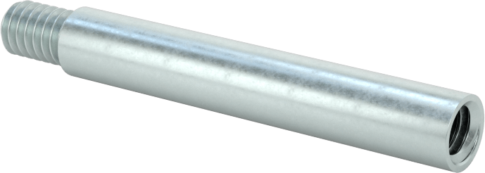 Düşük Profilli Ciltleme Silindirleri için Uzatma, Çinko Kaplı Çelik, 1-1/4" Uzunluk