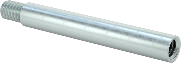 Düşük Profilli Ciltleme Silindirleri için Uzatma, Çinko Kaplı Çelik, 1-3/8" Uzunluk