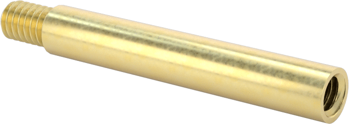 Düşük Profilli Ciltleme Silindirleri için Uzatma, Pirinç, 1-1/4" Uzunluk