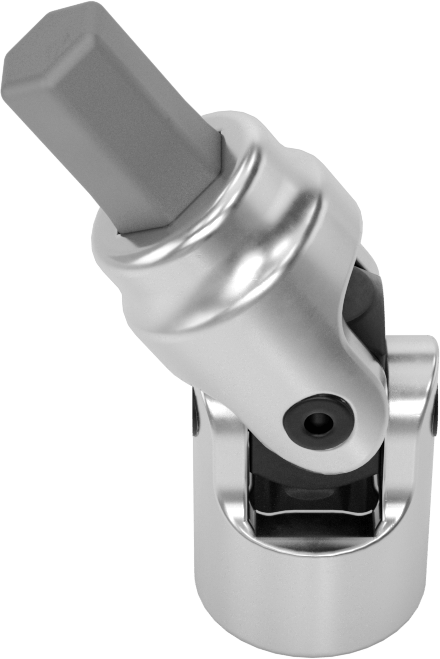 Esnek Altıgen Uçlu Soket, 1/4" Kare Tahrik, 6 mm Tahrik Boyutu