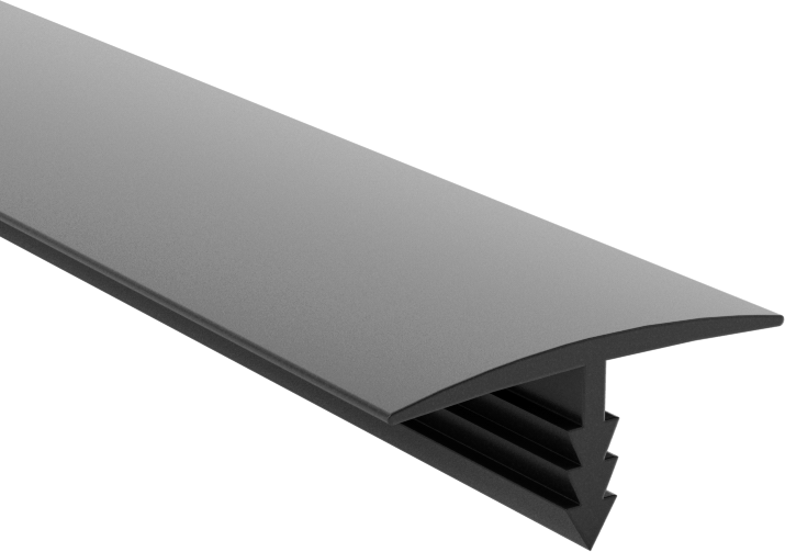 Polietilen Plastik Push-In Kenar Çıtası, 13/16“ Genişlik x 1/16” Dış Yükseklik