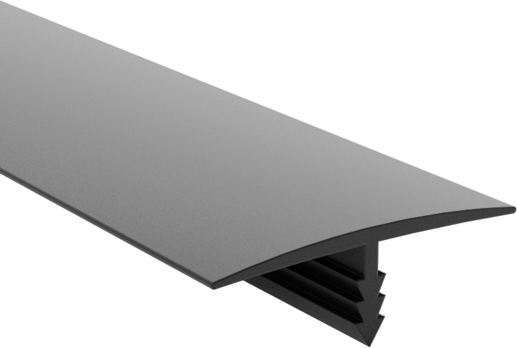 Polietilen Plastik Push-In Kenar Çıtası, 1-1/4“ Genişlik x 5/64” Dış Yükseklik