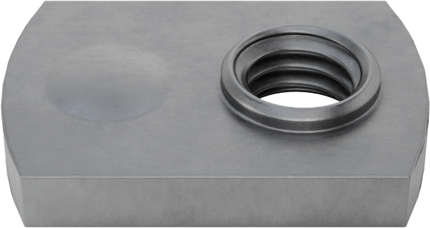 Çelik Ofset Silindirli Dar Tabanlı Kaynak Somunları, Çıkıntılar, M5 x 0,8 mm Diş Boyutu