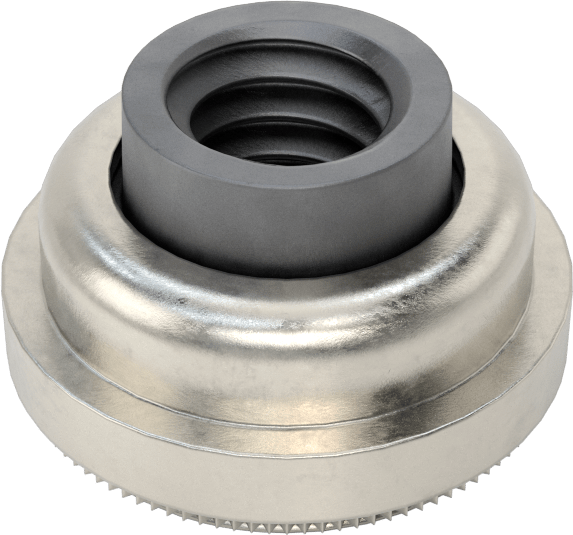 18-8 Paslanmaz Çelik Vida Kilitlemeli Hizalama Presle Takılan Somun, Sac Metal için, 1/4"-20, 0,054" Minimum Panel Kalınlığı için