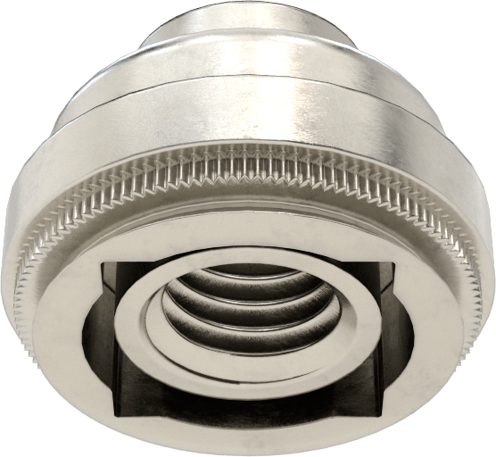 18-8 Paslanmaz Çelik Vida Kilitlemeli Hizalama Presle Takılan Somun, Sac Metal için, M5 x 0.8mm, 1,38 mm Minimum Panel Kalınlığı
