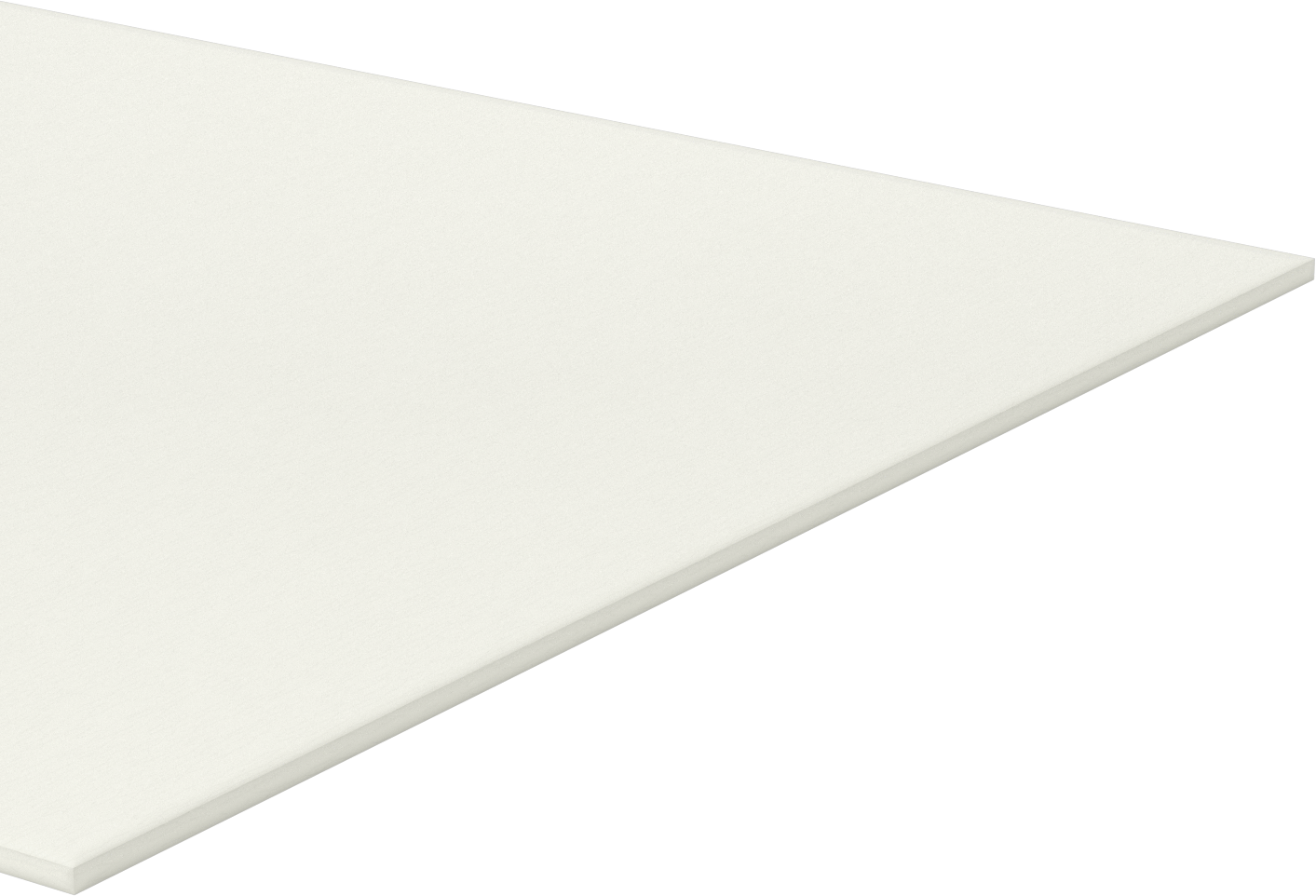 Darbeye ve Kimyasallara Dayanıklı Sert PVC Köpük Yalıtım Levhası, Düşük Sıcaklık, 3 lbs./cu. ft. Yoğunluk, 3/8" x 32" x 4 Feet