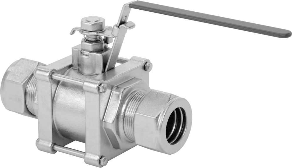 Easy-Maintenance Açma/Kapama Vanası, 1" Dış Çaplı Boru için Yor-Lok Bağlantı Elemanları ile