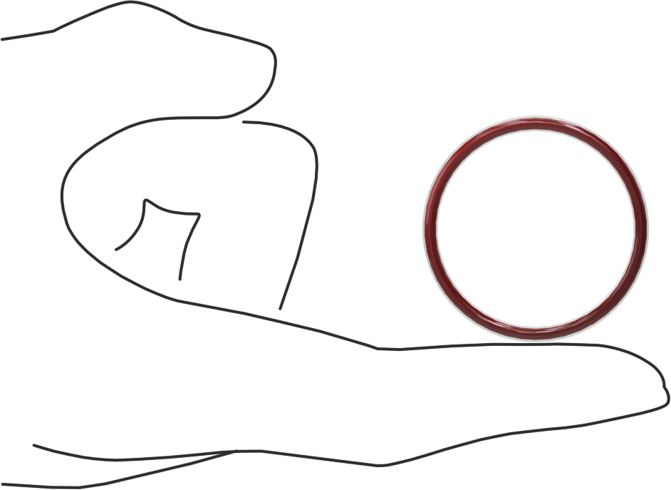 Kimyasal Dayanıklı FEP Kaplı Silikon O-Ring, Düşük Sıcaklık, 3/32 Kesirli Genişlik, Dash No. 126