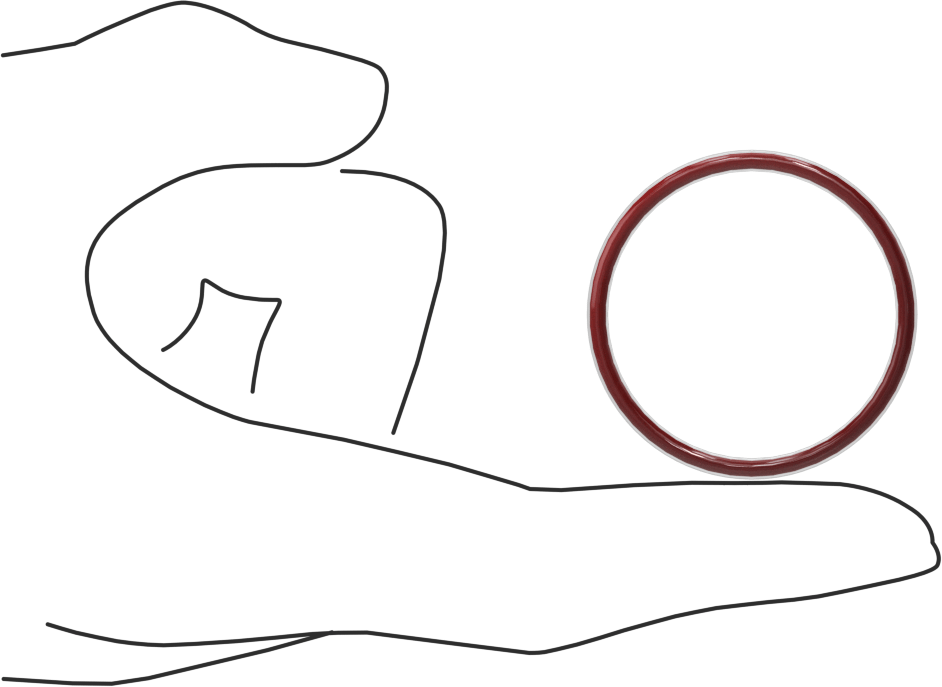 Kimyasal Dayanıklı FEP Kaplı Silikon O-Ring, Düşük Sıcaklık, 3/32 Kesirli Genişlik, Dash No. 127