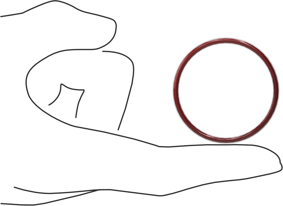 Kimyasal Dayanıklı FEP Kaplı Silikon O-Ring, Düşük Sıcaklık, 3/32 Kesirli Genişlik, Dash No. 129