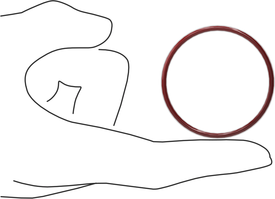 Kimyasal Dayanıklı FEP Kaplı Silikon O-Ring, Düşük Sıcaklık, 3/32 Kesirli Genişlik, Dash No. 132