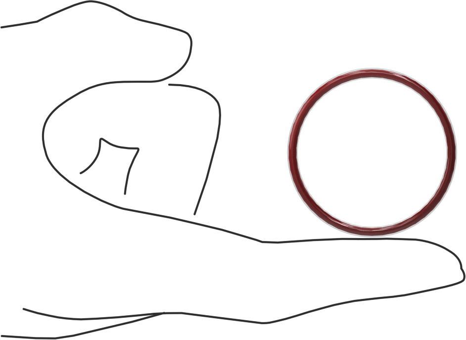 Kimyasal Dayanıklı FEP Kaplı Silikon O-Ring, Düşük Sıcaklık, 3/32 Kesirli Genişlik, Dash No. 128