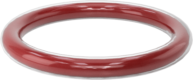 Kimyasal Dayanıklı FEP Kaplı Silikon O-Ring, Düşük Sıcaklık, 3/32 Kesirli Genişlik, Dash No. 116