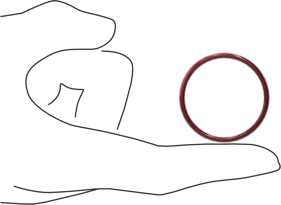 Kimyasal Dayanıklı FEP Kaplı Silikon O-Ring, Düşük Sıcaklık, 3/32 Kesirli Genişlik, Dash No. 125