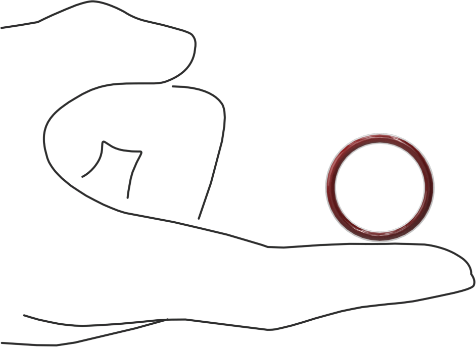 Kimyasal Dayanıklı FEP Kaplı Silikon O-Ring, Düşük Sıcaklık, 3/32 Kesirli Genişlik, Dash No. 118