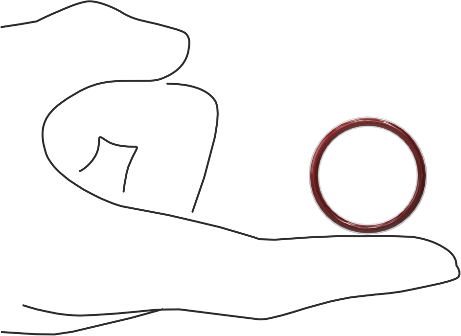 Kimyasal Dayanıklı FEP Kaplı Silikon O-Ring, Düşük Sıcaklık, 3/32 Kesirli Genişlik, Dash No. 120