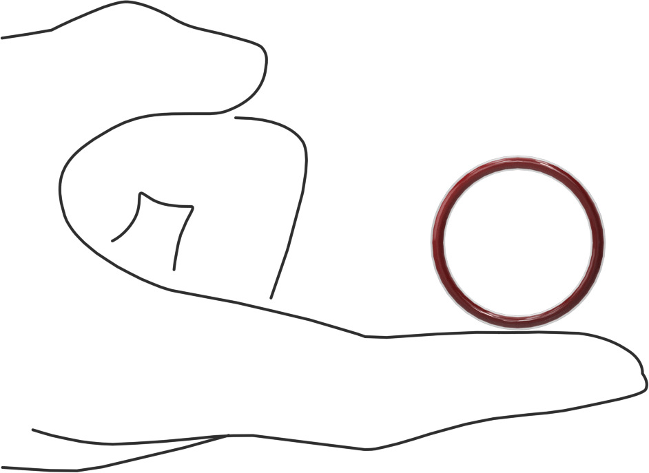 Kimyasal Dayanıklı FEP Kaplı Silikon O-Ring, Düşük Sıcaklık, 3/32 Kesirli Genişlik, Dash No. 121