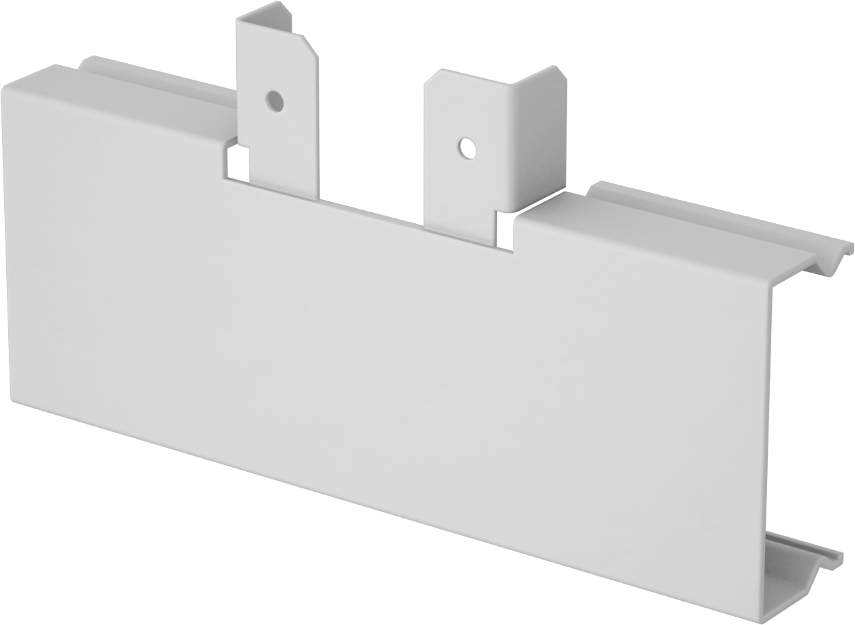 1-29/32“ Genişlik x 7/8” Derinlik Düşük Profilli Yuvarlak Yuvaya Uygun T Parçası