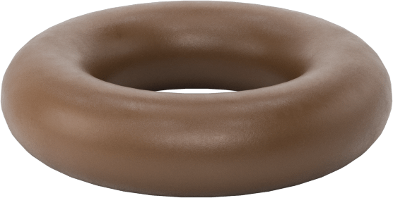 Düşük Gaz Salınımlı Kimyasal Dayanıklı O-Ringler, Yumuşak Viton® Floroelastomer, Dash No. 007
