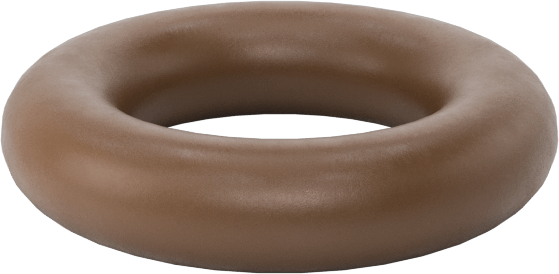 Düşük Gaz Salınımlı Kimyasal Dayanıklı O-Ringler, Yumuşak Viton® Floroelastomer, Dash No. 008
