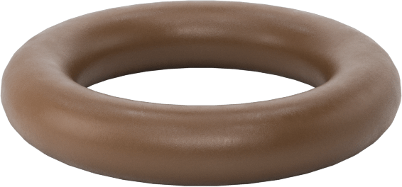 Düşük Gaz Salınımlı Kimyasal Dayanıklı O-Ringler, Yumuşak Viton® Floroelastomer, Dash No. 010