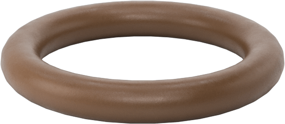 Düşük Gaz Salınımlı Kimyasal Dayanıklı O-Ringler, Yumuşak Viton® Floroelastomer, Dash No. 012