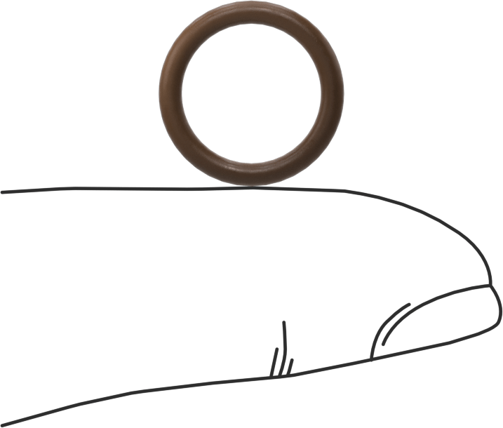 Düşük Gaz Salınımlı Kimyasal Dayanıklı O-Ringler, Yumuşak Viton® Floroelastomer, Dash No. 013