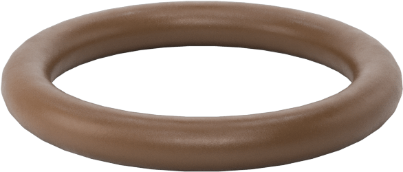 Düşük Gaz Salınımlı Kimyasal Dayanıklı O-Ringler, Yumuşak Viton® Floroelastomer, Dash No. 013