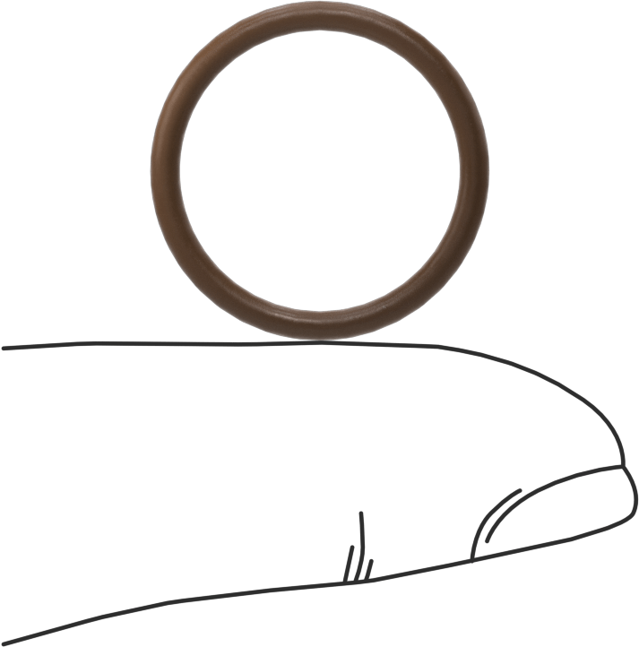 Düşük Gaz Salınımlı Kimyasal Dayanıklı O-Ringler, Yumuşak Viton® Floroelastomer, Dash No. 017
