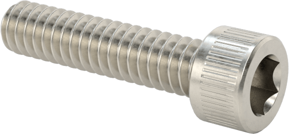 Havalandırmalı Soket Başlı Vida, 2-56 Diş Boyutu, 3/8" Uzunluk