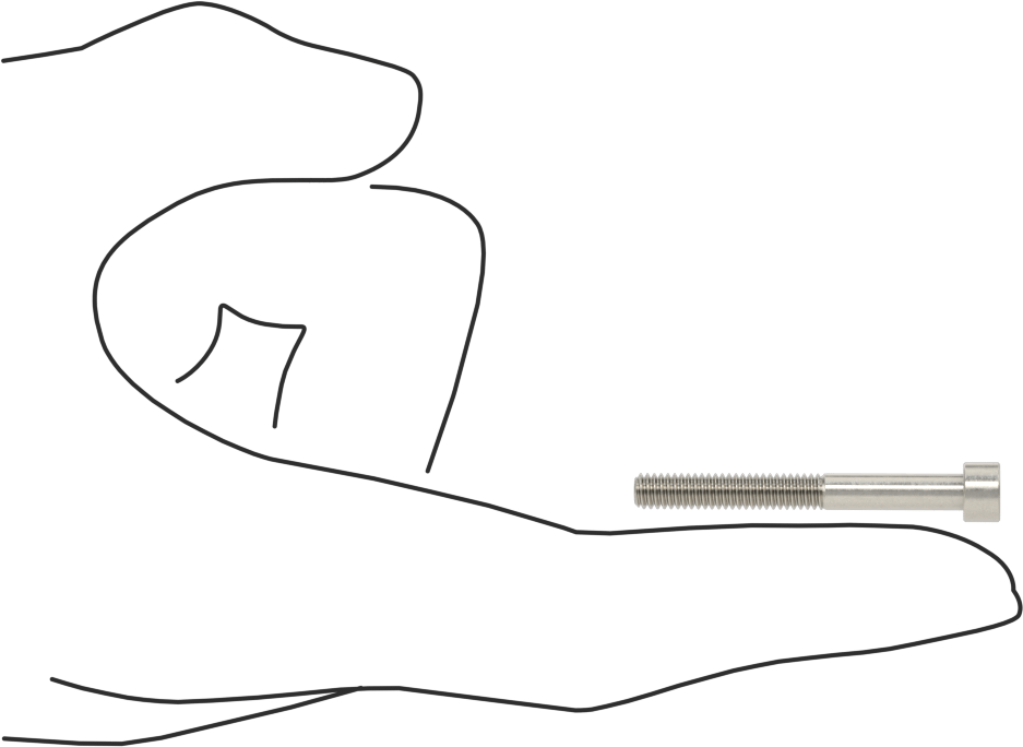 Havalandırmalı Soket Başlı Vida, 8-32 Diş Boyutu, 1-1/2" Uzunluk