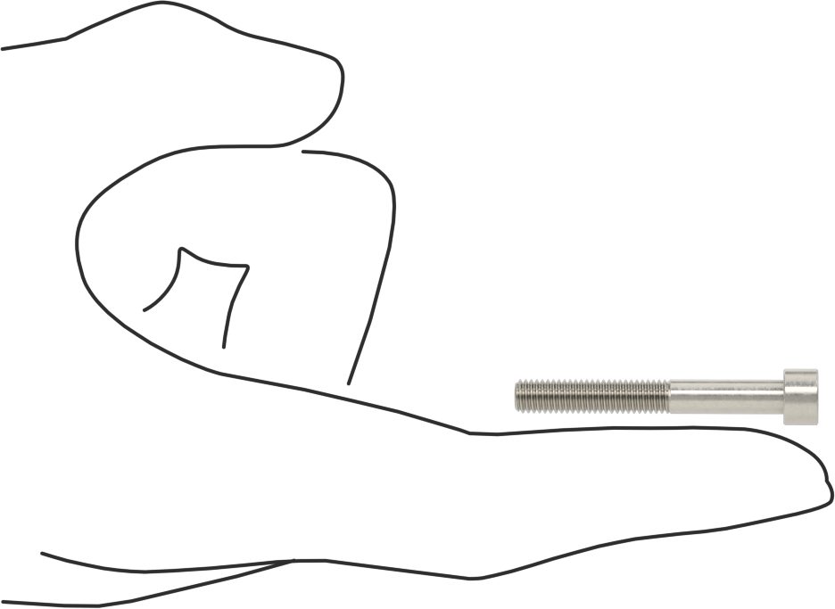 Havalandırmalı Soket Başlı Vida, 10-32 Diş Boyutu, 1-1/2" Uzunluk