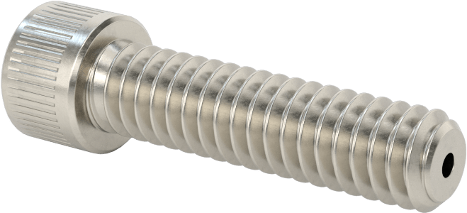 Havalandırmalı Soket Başlı Vida, 1/4"-20 Diş Boyutu, 1" Uzunluk