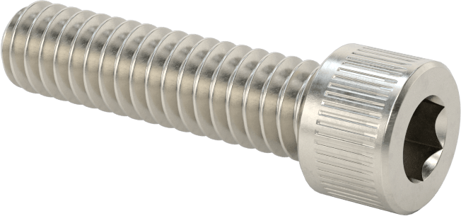 Havalandırmalı Soket Başlı Vida, 1/4"-20 Diş Boyutu, 1" Uzunluk