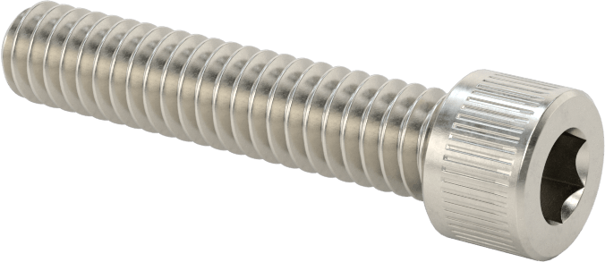 Havalandırmalı Soket Başlı Vida, 1/4"-20 Diş Boyutu, 1-1/4" Uzunluk