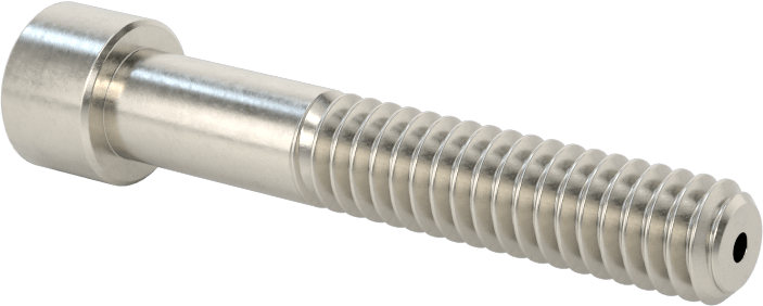 Havalandırmalı Soket Başlı Vida, 1/4"-20 Diş Boyutu, 1-1/2" Uzunluk