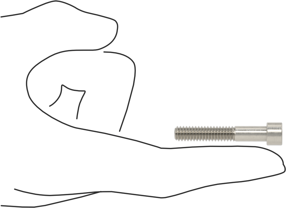 Havalandırmalı Soket Başlı Vida, 1/4"-20 Diş Boyutu, 1-1/2" Uzunluk