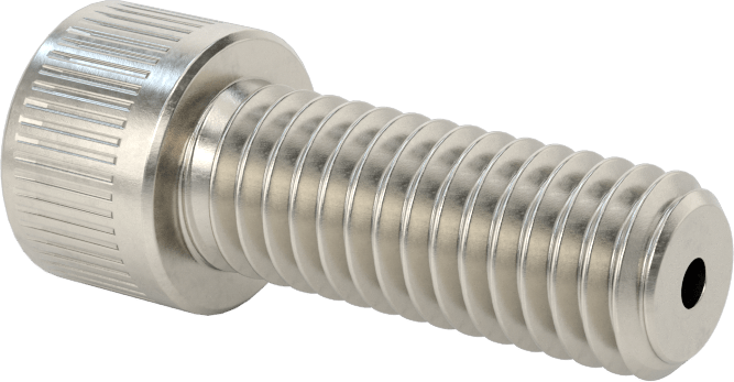 Havalandırmalı Soket Başlı Vida, 3/8"-16 Diş Boyutu, 1" Uzunluk