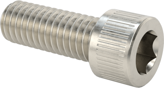 Havalandırmalı Soket Başlı Vida, 3/8"-16 Diş Boyutu, 1" Uzunluk