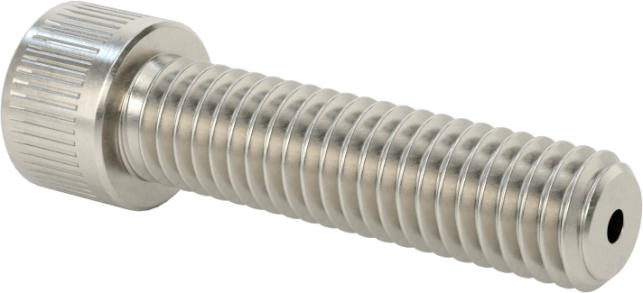 Havalandırmalı Soket Başlı Vida, 3/8"-16 Diş Boyutu, 1-1/2" Uzunluk