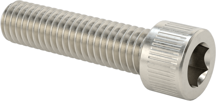 Havalandırmalı Soket Başlı Vida, 3/8"-16 Diş Boyutu, 1-1/2" Uzunluk