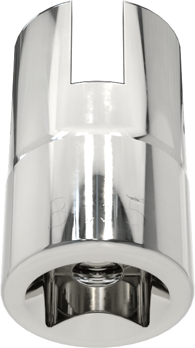 Kanat Somun Soketi, 1/8", 3/16" Yiv Genişliği