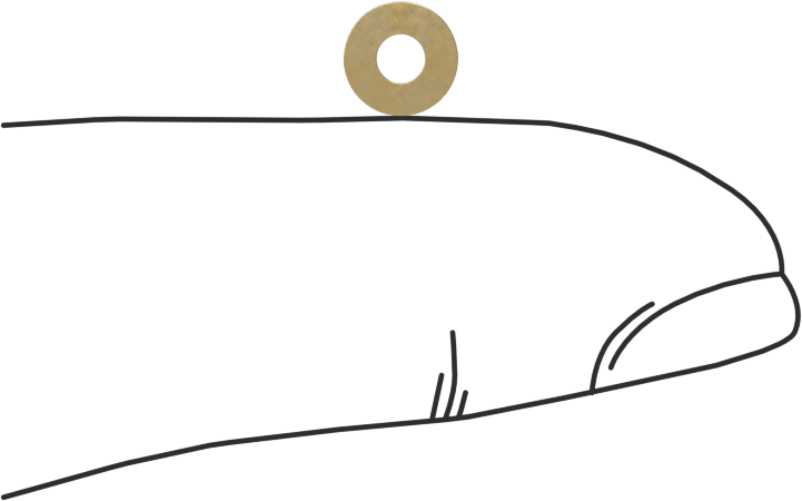 Pirinç Şimler, 3/32" ID x 13/64" OD, 0,01 inç Kalınlık