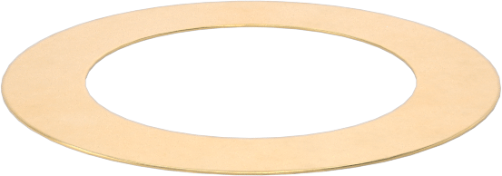 Pirinç Şimler, 1/8" ID x 3/16" OD, 0,001 inç Kalınlık