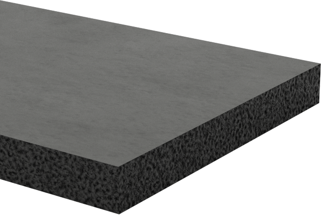 Esnek Poliüretan Köpük Şerit, Yapışkan Arka Yüzeyli, Yumuşak, 3/4" Genişlik, 3/32" Kalınlık, 44 Fit Uzunluk