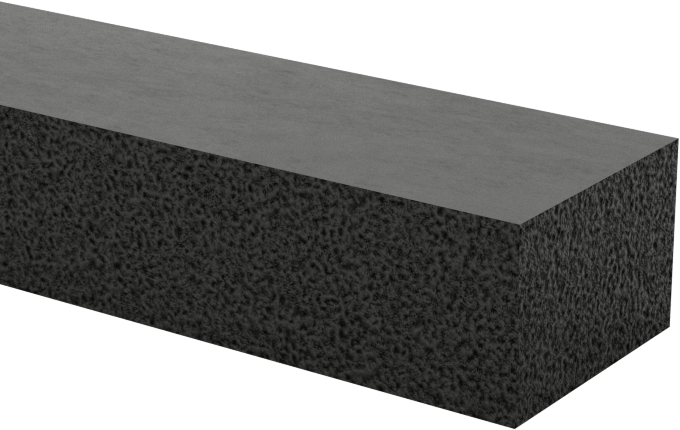 Esnek Poliüretan Köpük Şerit, Arka Yüzü Yapışkanlı, Ekstra Yumuşak, 3/8" Genişlik, 1/4" Kalınlık, 39 Fit Uzunluk