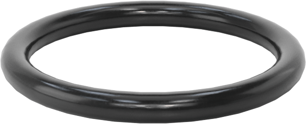 Kimyasallara Dayanıklı Viton® Floroelastomer O-Ringler, Düşük Gaz Salınımı, 1/16 Kesirli Genişlik, Dash No. 016