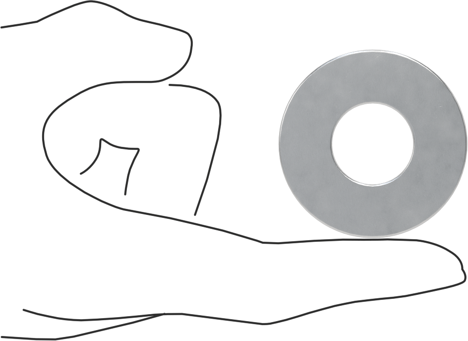 3/4" Vida Boyutu için USS Alüminyum Pullar, 1.875" OD