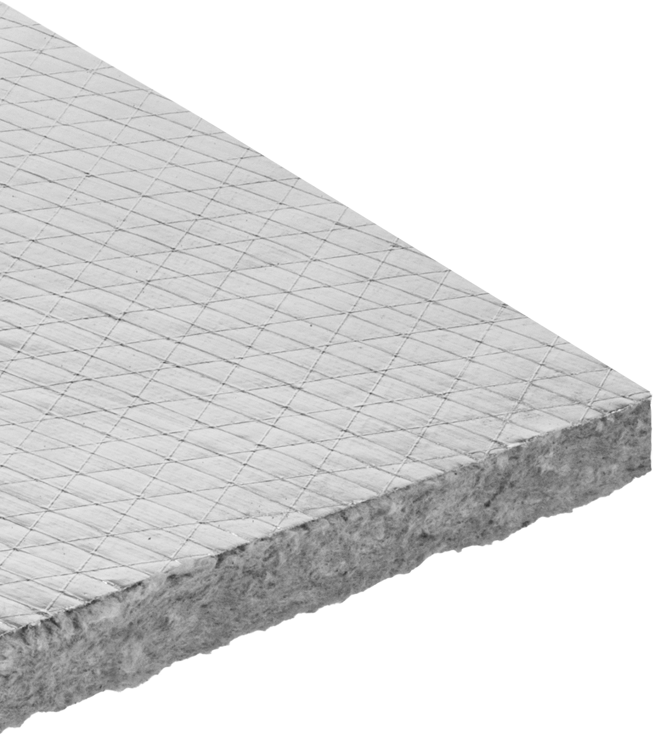 Sert Mineral Yün Yalıtım Levhası, Folyo Kaplamalı, 1" Kalınlık, 24 inç Genişlik, 4 Fit Uzunluk